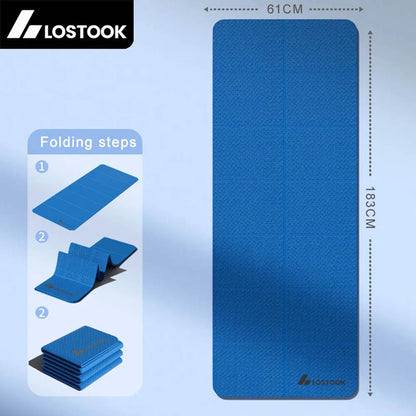 The Foldable TPE Travel Yoga Mat | Non-Slip Exercise Mat