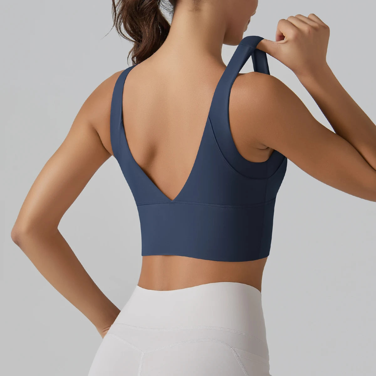 The Sculpt V-Back Longline Sports Bra: Where High Performance Meets High Design