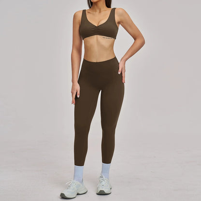 The Aura Ribbed Seamless Sports Yoga Set