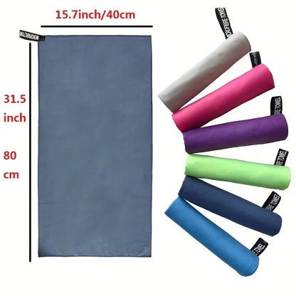 Ultra-Absorbent Microfibre Gym Towel | Quick-Drying Sports & Travel Gear