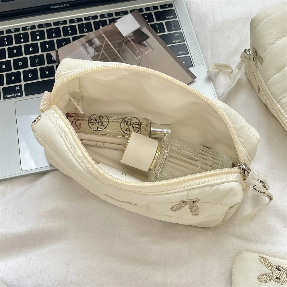 Quilted Cosmetic Bag