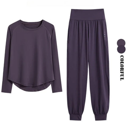 Tranquility Flow: The Harmonious Women's Yoga &amp; Sportswear Loungewear 2-Piece Set or Separates