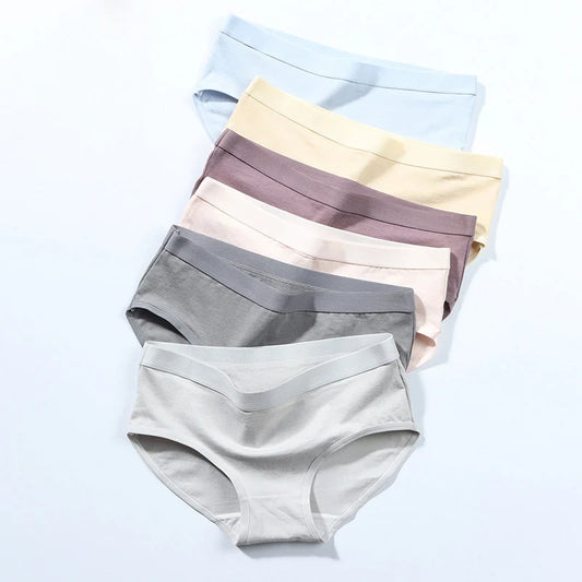 The Bauhaus Rhythm Set | Minimalist Mid-Rise Women's Cotton Briefs (3-Pack)