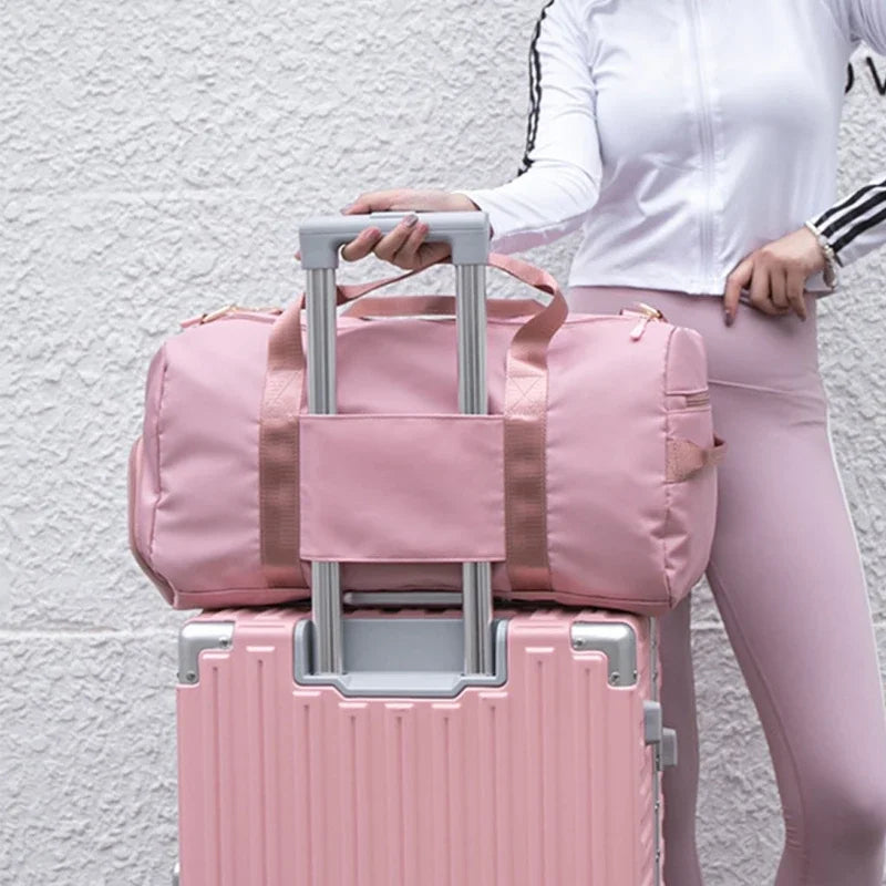 Women's Duffel Bag with Shoe Compartment