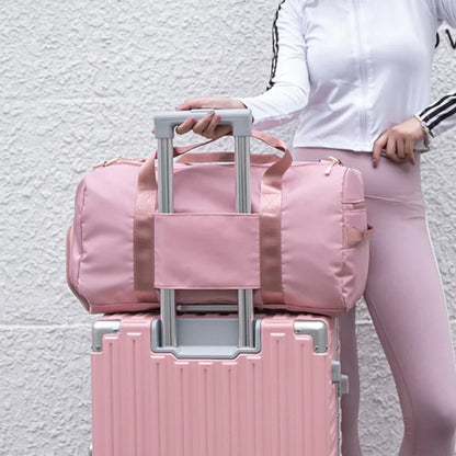 Women's Duffel Bag with Shoe Compartment