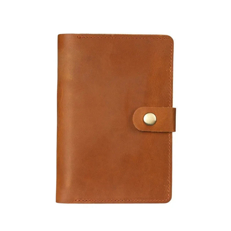 The Nomad’s Daily Anchor | Genuine Leather Pocket Journal Cover