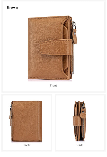 Women's Existentialist Compact RFID Wallet  | Top Grain Leather
