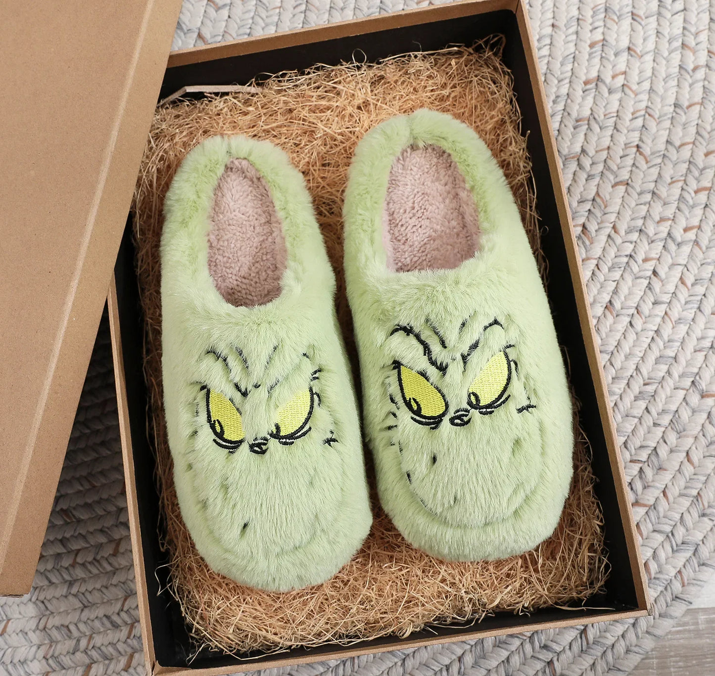 Women's Christmas Plush Winter Slippers