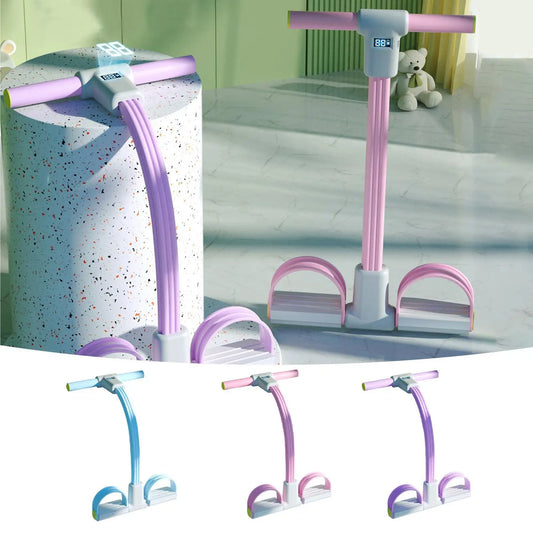 The Bauhaus 6-Tube Sculpting Resistance Band with Intelligent LED Tracking