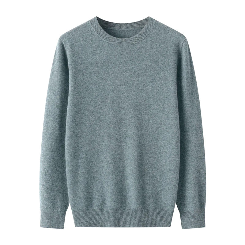 Men's 100% Merino Wool Crew Neck Sweater
