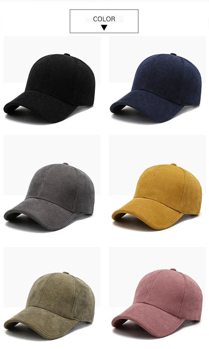 The Corduroy Cap | Trendy Winter Baseball Hats for Men & Women