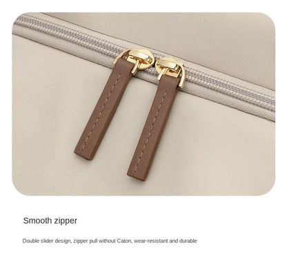 Minimalist Women's Laptop Backpack - Waterproof, Anti-Theft, & Elegant School/Work Daypack