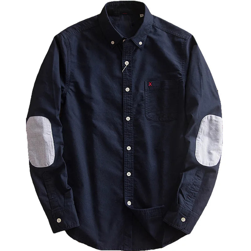 Men's Japanese Retro Oxford Shirt