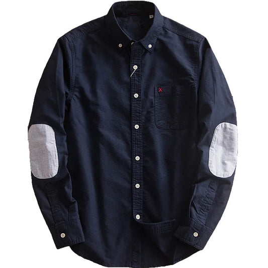 Men's Japanese Retro Oxford Shirt