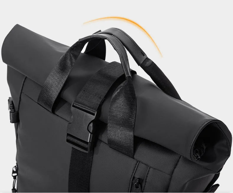 The Maverick Roll-Top Travel Laptop Rucksack | Urban Commuter, Outdoor, Camping Explorer, School  Backpack