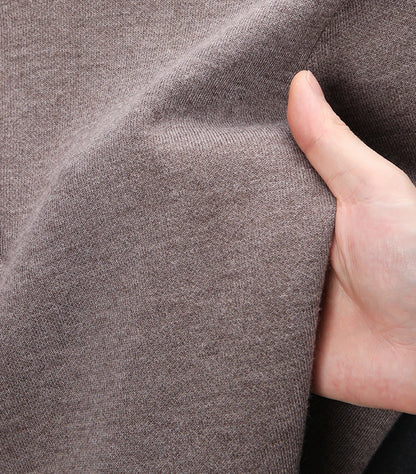 Men's Stand Collar Half Zip Knit