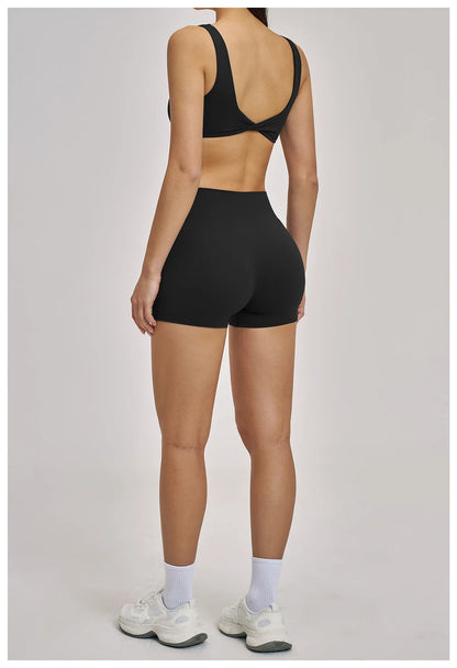 The Aura Ribbed Seamless Sports Yoga Set