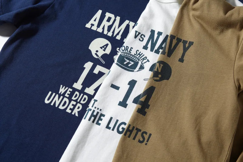 OKONKWO "Army vs Navy 1977" Heavyweight 210gsm Vintage Graphic Tee | ATELIER 77