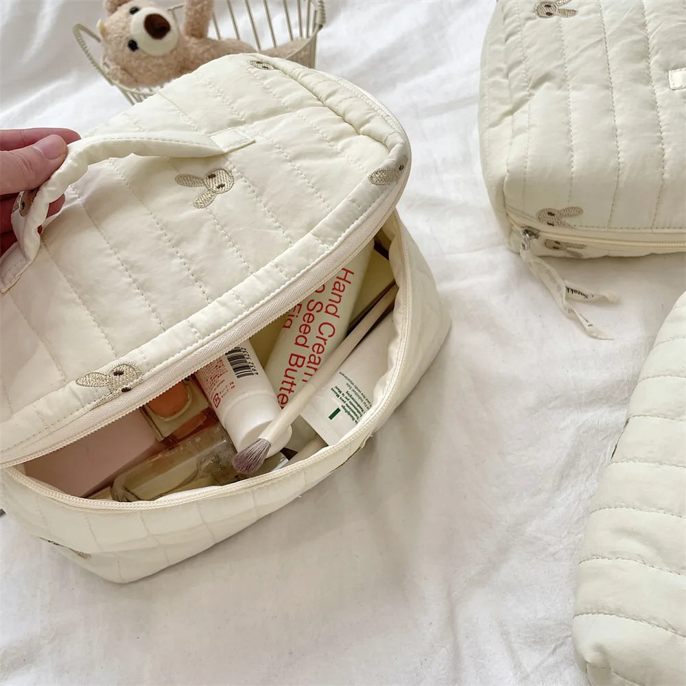 Quilted Cosmetic Bag