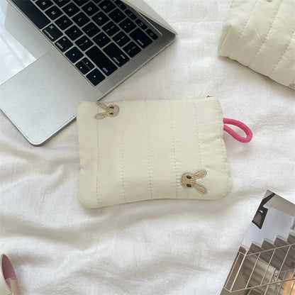 Quilted Cosmetic Bag