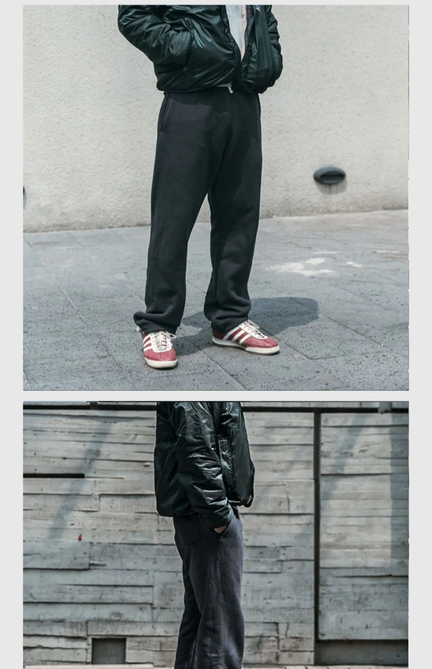 American Vintage Victory Sweat Pants: Men's Authentic Looped back Heavy Cotton Terry Sweat pant