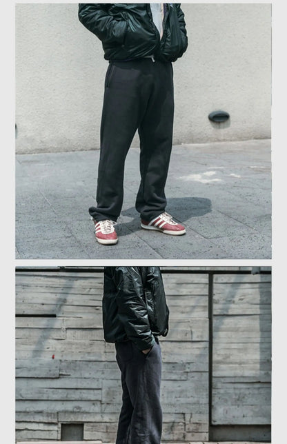 American Vintage Victory Sweat Pants: Men's Authentic Looped back Heavy Cotton Terry Sweat pant