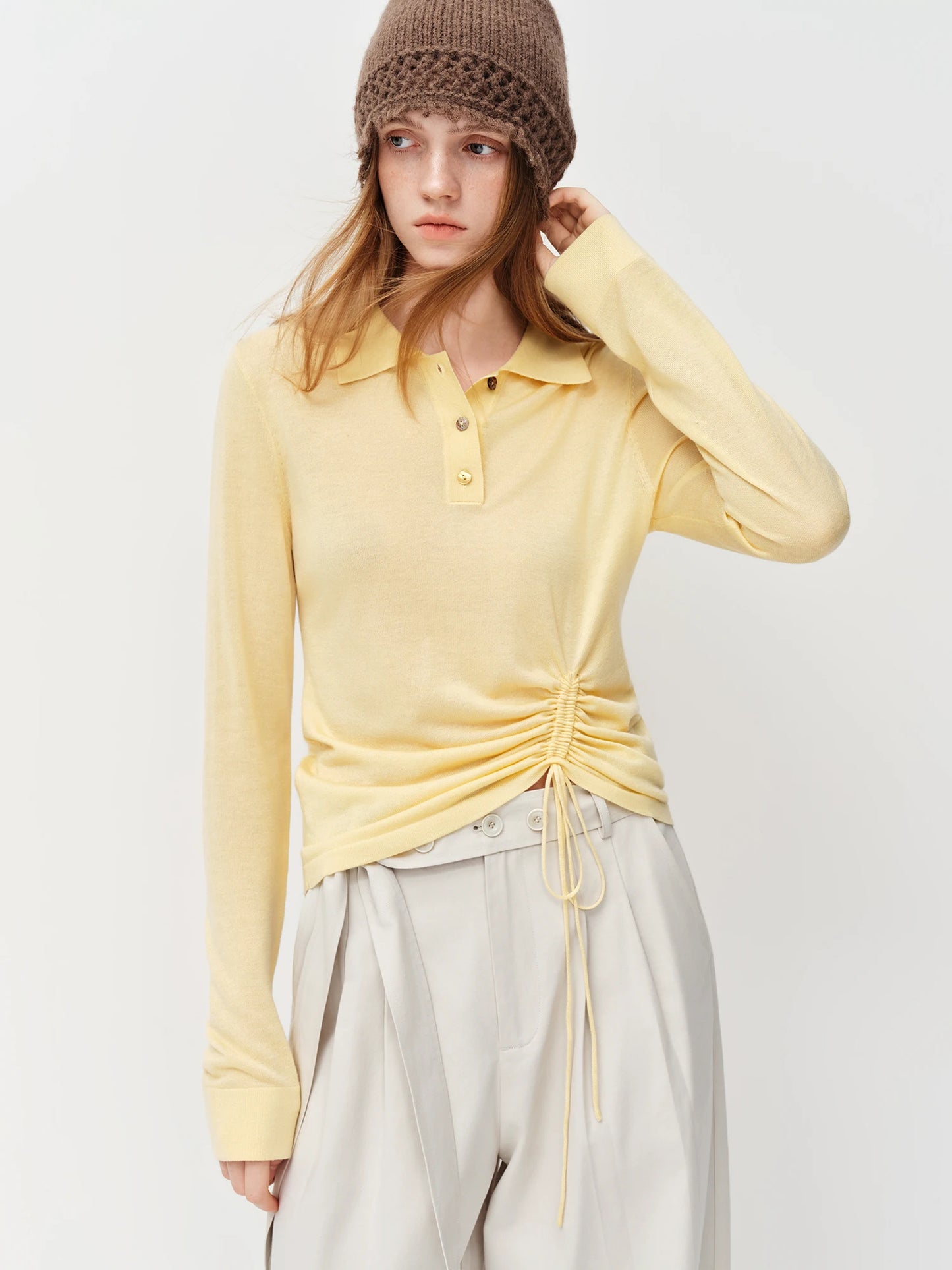 The Effortless Elegance Knit Polo: Your 9-to-9 Style Solution