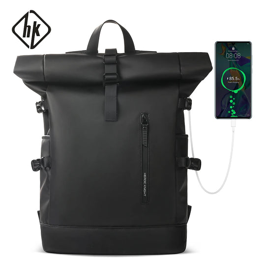 The Vanguard Rolltop Backpack: Where Urban Utility Meets Sculpted Minimalism