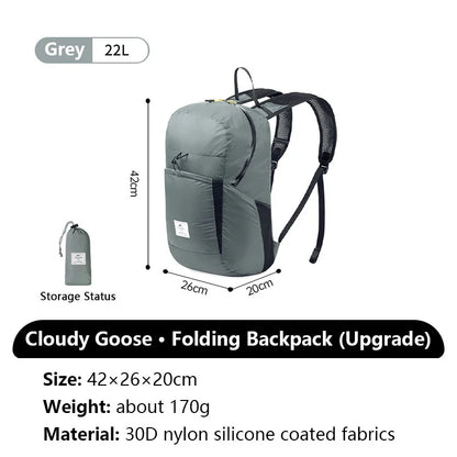 Naturehike Cloudy Goose Ultralight Pack-A-Bag Folding 30L Backpack: Freedom Unfolded