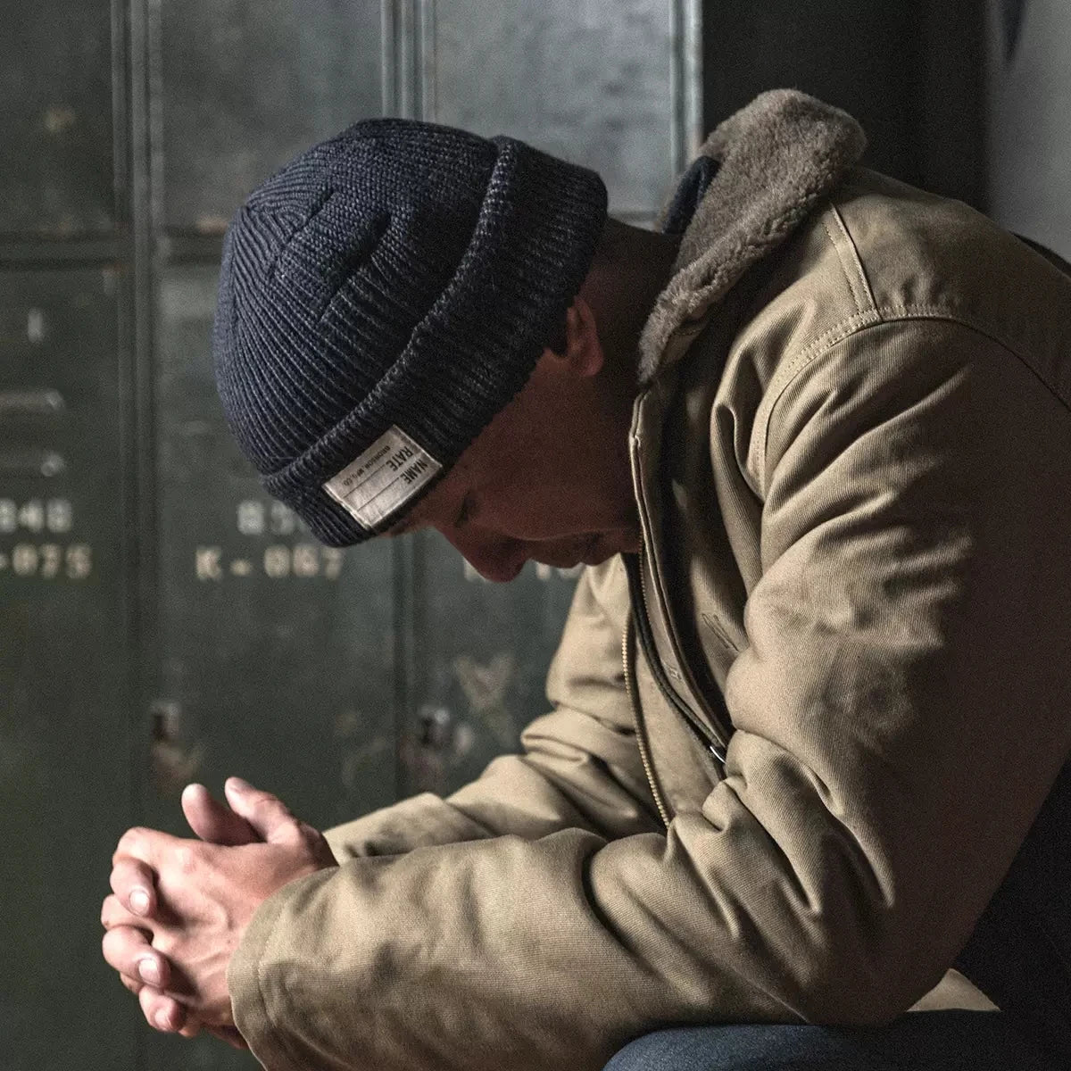 The Deep Watch: WW2 Men'sUSN Wool Knit Cap