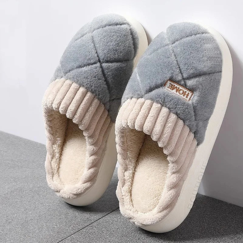 Women's Cloud-Comfort Plush Home Slippers