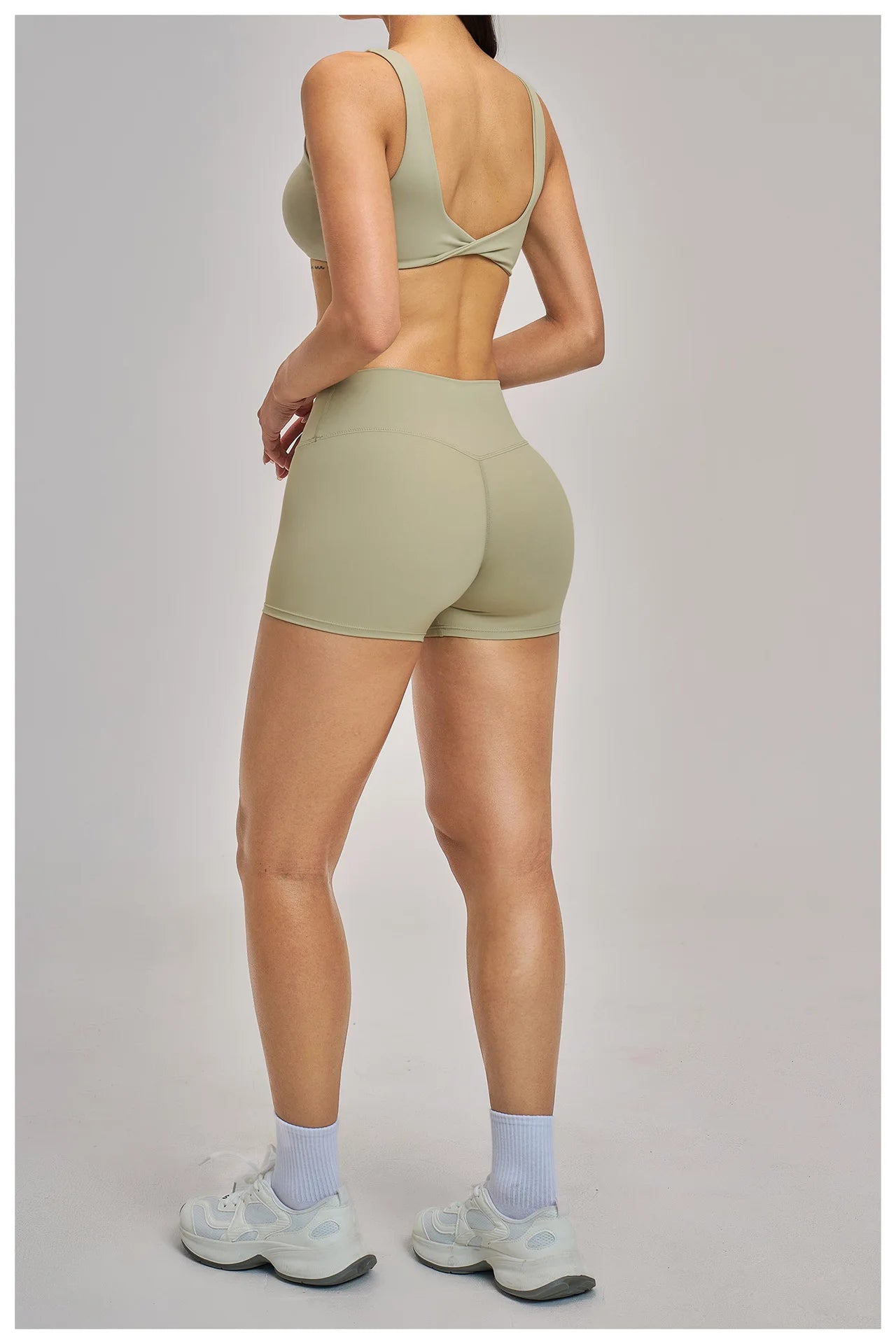 The Aura Ribbed Seamless Sports Yoga Set
