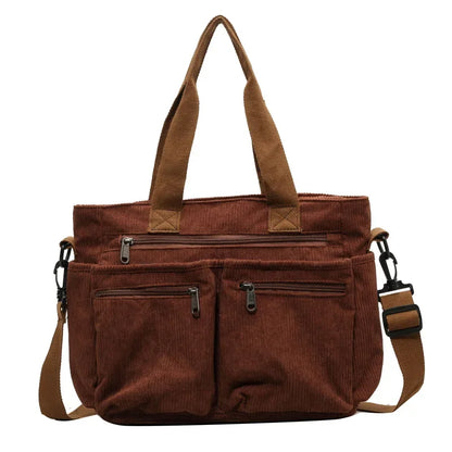 Corduroy Shoulder Bag