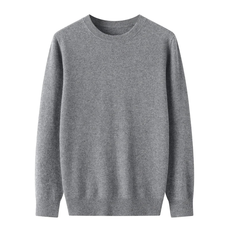 Men's 100% Merino Wool Crew Neck Sweater