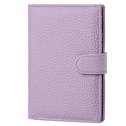 The Jetset Nomad: Pebbled Leather RFID Passport & Travel Wallet