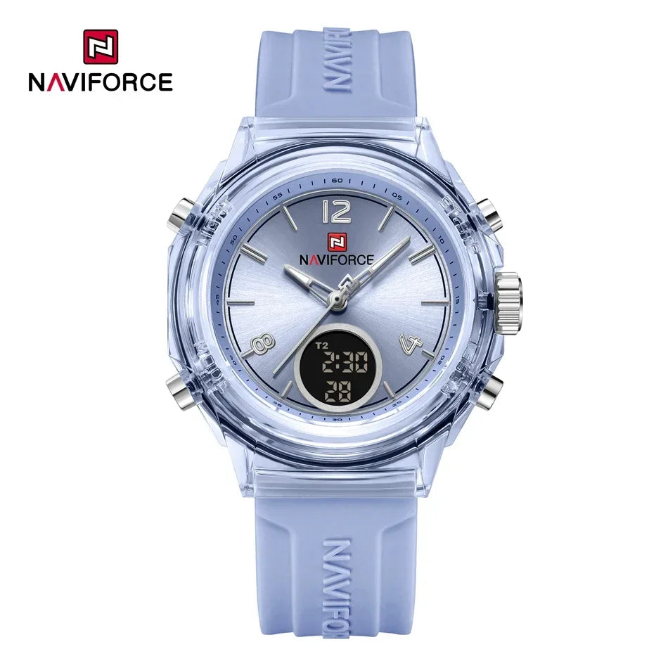 The Navigator: Women's Multifunctional Dual-Time Sport-Chic Quartz Movement Wristwatch