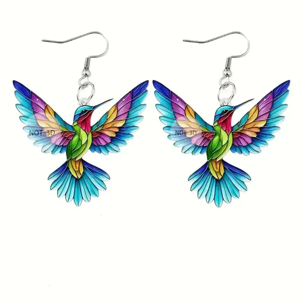 Hummingbird Tassel Earring