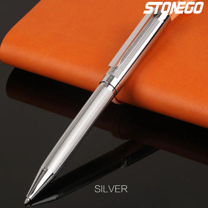 Elevate Every Signature: The STONEGO Executive Crest Rollerball Pen