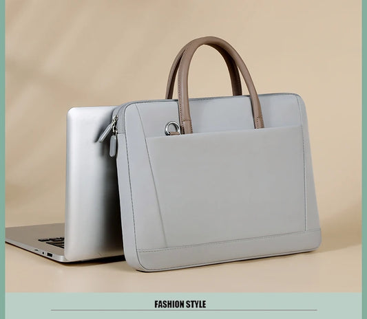 The Essentialist Commute: Laptop Sleeve & Briefcase Tote