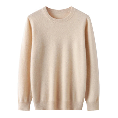 Men's 100% Merino Wool Crew Neck Sweater