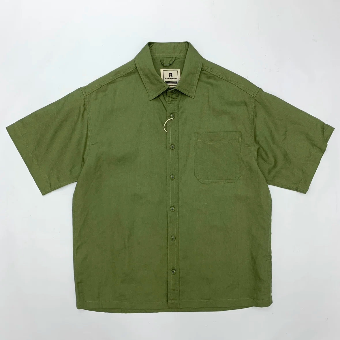 The Ginza Utility Shirt: Japanese Vintage Cotton-Linen Shirt