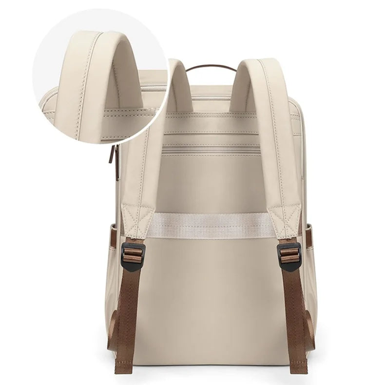 The Effortless Icon: Women's Minimalist Laptop Backpack for the Modern Woman (15.6")