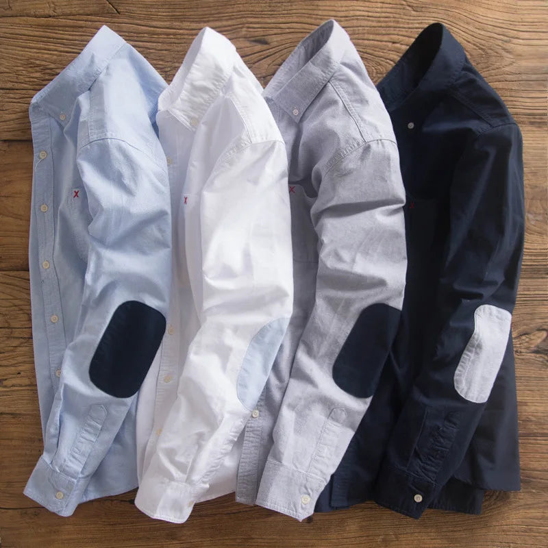 Men's Japanese Retro Oxford Shirt