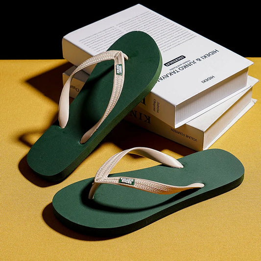 All-Terrain Grip Flip-Flops for Men – Cushioned EVA Beach & Pool Sandals