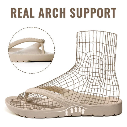The Cloud-Walk Thong: All-Day Ergonomic Support for Sun-Drenched Days