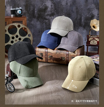 The Peak of Comfort: The All-Season Canvas Baseball Cap