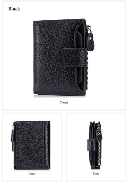 Women's Existentialist Compact RFID Wallet  | Top Grain Leather