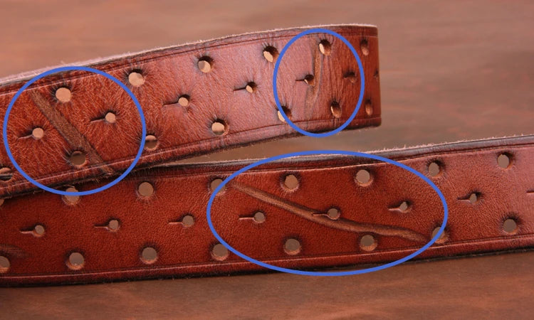 Men's Authentic Double-pin Genuine leather Belt