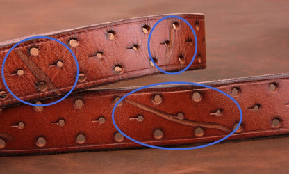 Men's Authentic Double-pin Genuine leather Belt