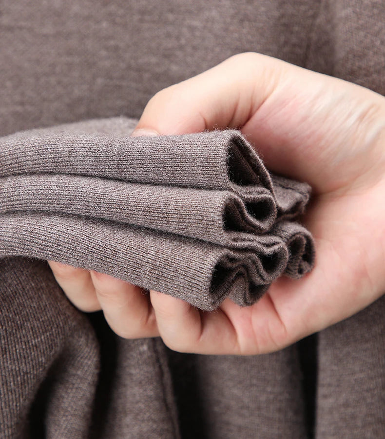 Men's Stand Collar Half Zip Knit